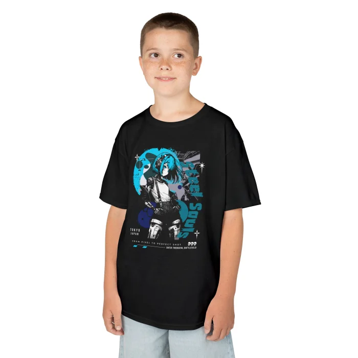 T-shirt Dziecięcy z nadrukiem Steel Souls